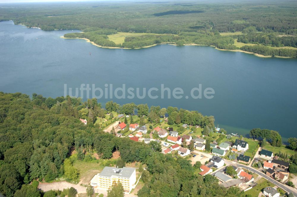 Luftaufnahme Schorfheide - Altenhof am Werbellinsee in Brandenburg