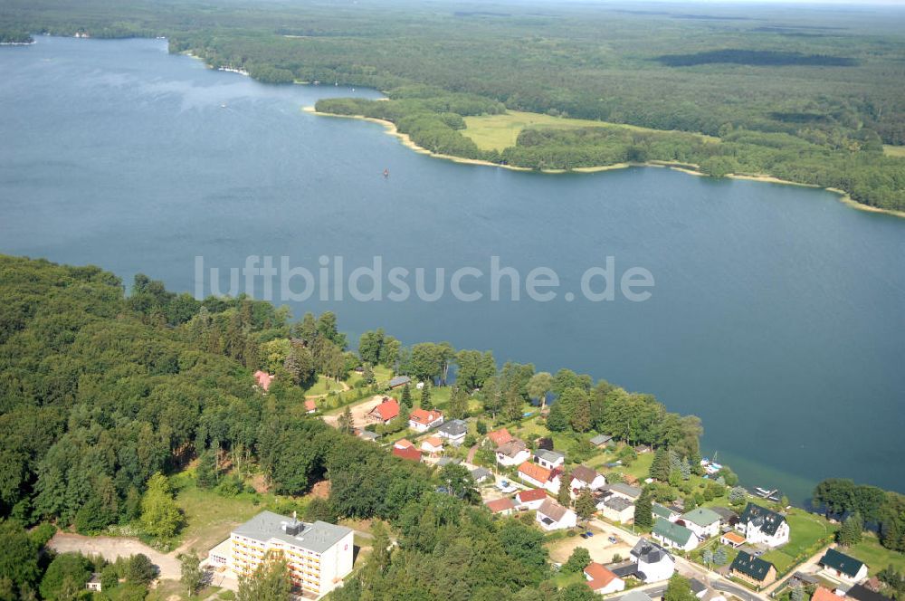 Luftbild Schorfheide - Altenhof am Werbellinsee in Brandenburg