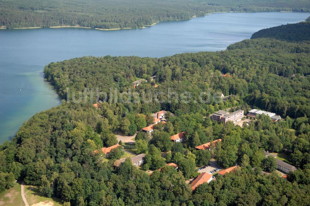 Altenhof von oben - Altenhof am Werbellinsee in Brandenburg