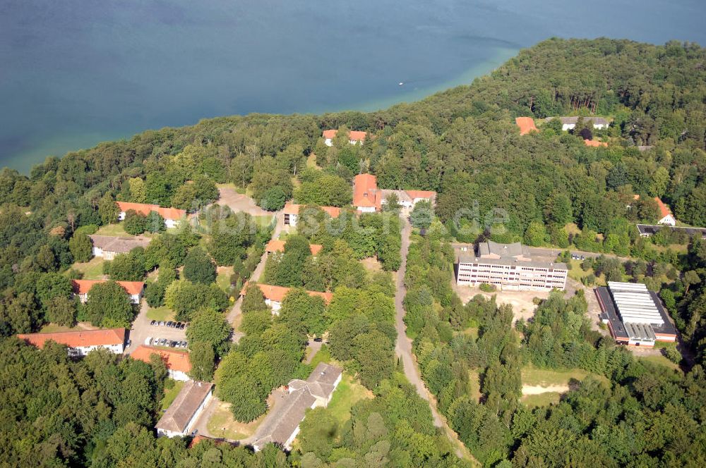 Altenhof aus der Vogelperspektive: Altenhof am Werbellinsee in Brandenburg