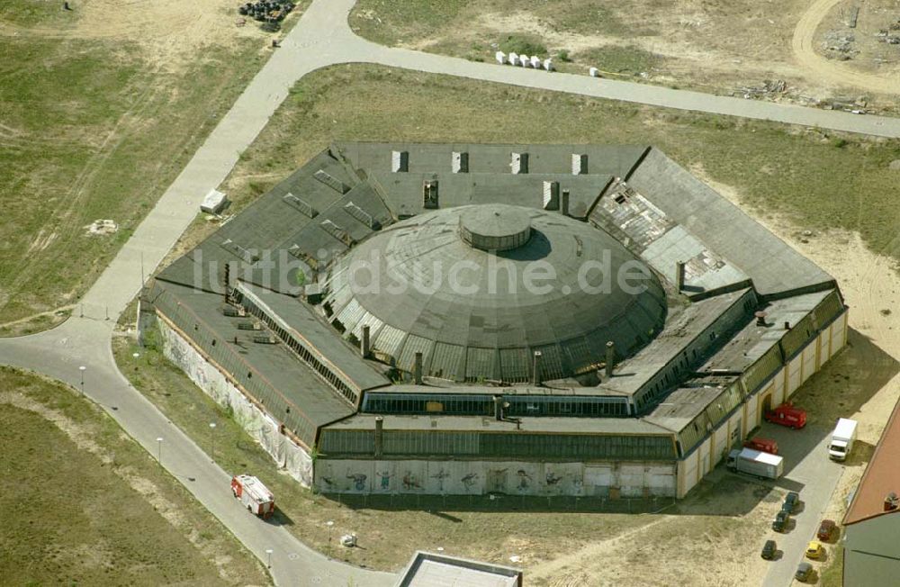 Luftbild Potsdam / Brandenburg - Alter Lokschuppen im GIP - Gewerbegebiet in Potsdam - Babelsberg Datum: 05.05.03