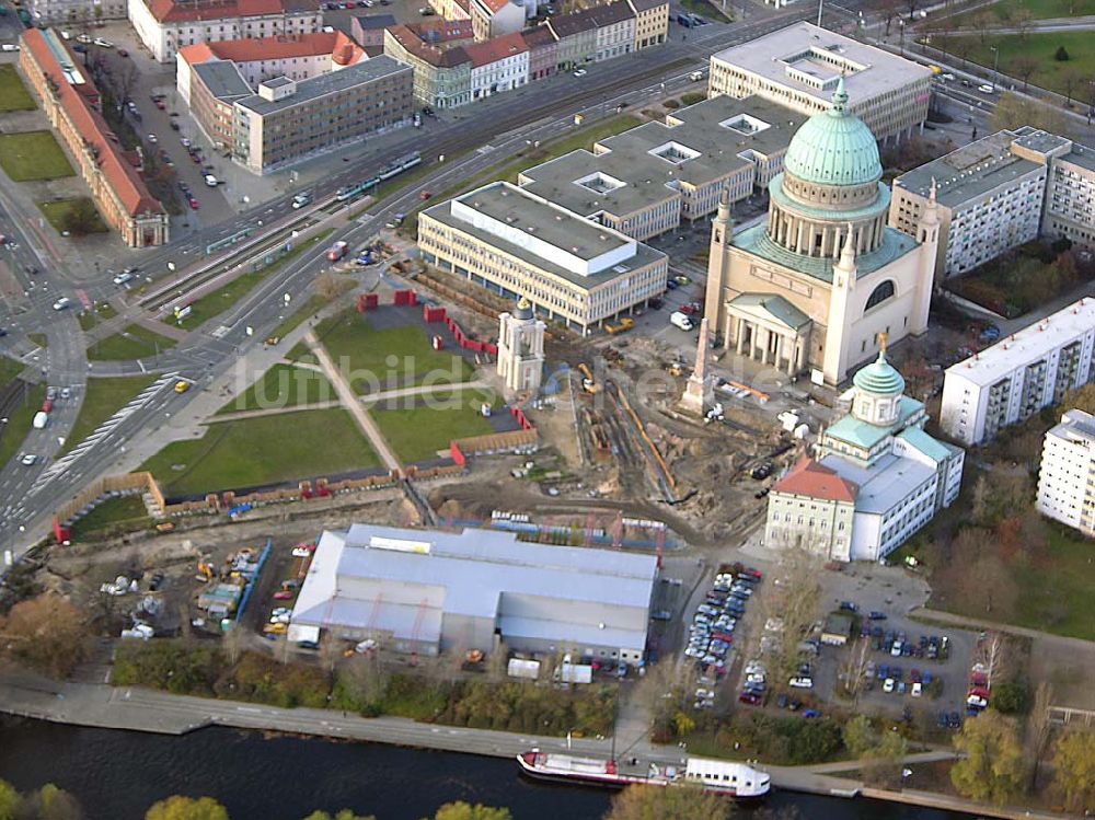 Luftbild Potsdam - Alter Markt in Potsdam