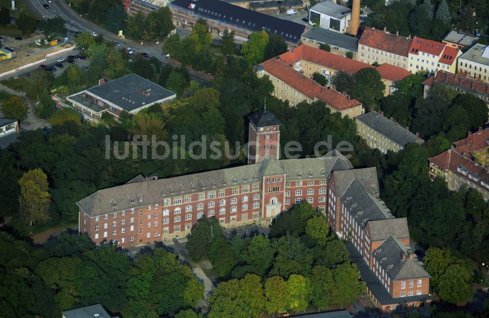 Potsdam von oben - Alter Potsdamer Landtag auf dem Brauhausberg in Potsdam, der Landeshauptstadt von Brandenburg