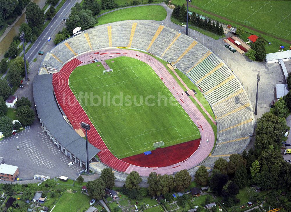 Augsburg von oben - Altes Augsburger Stadion