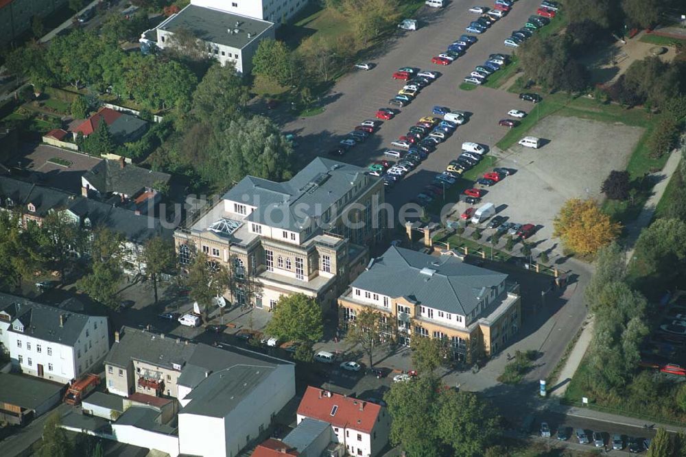 Werder ( Brandenburg ) von oben - Altes Brauhaus in Werder / Havel