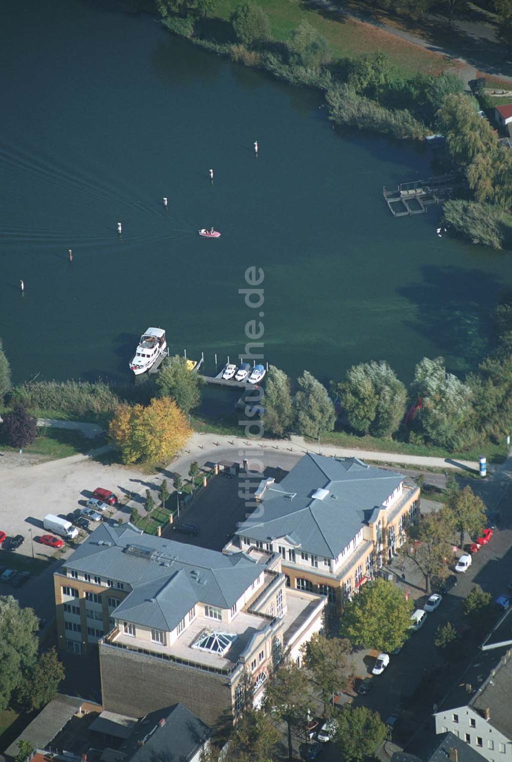 Luftbild Werder ( Brandenburg ) - Altes Brauhaus in Werder / Havel