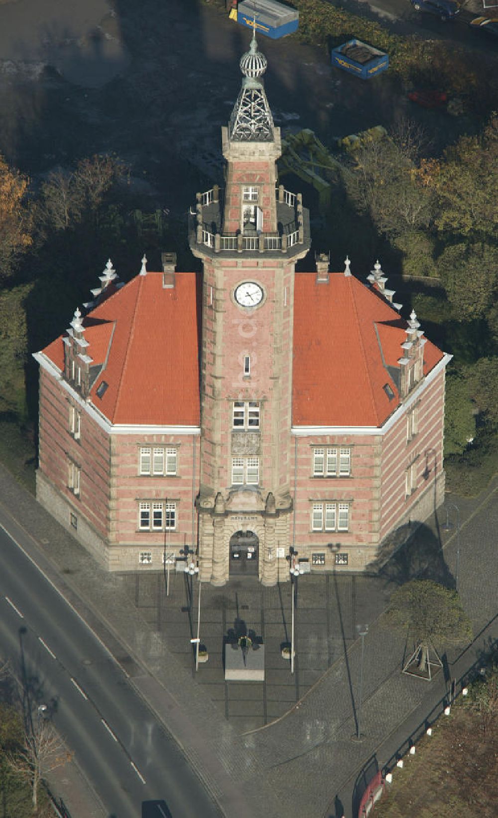 Luftbild Dortmund - Altes Hafenamt am Dortmunder Hafen