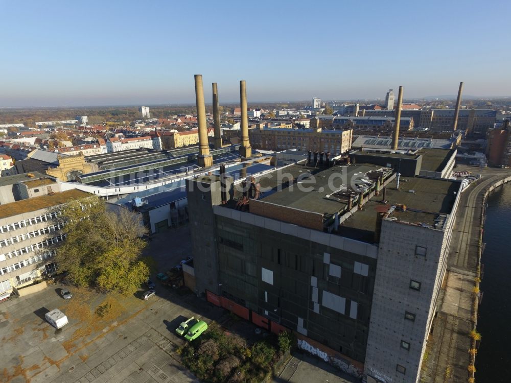 Luftbild Berlin - Altes Industriegebiet des TRO in Berlin