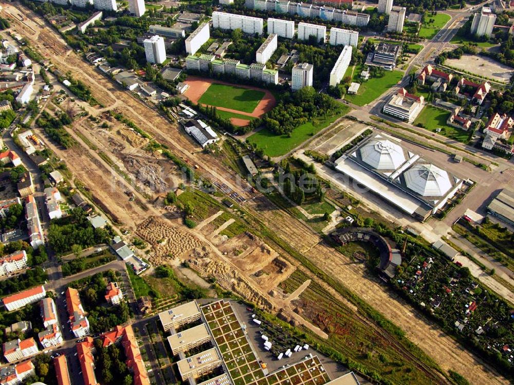 Leipzig von oben - Altes Messegelände in Leipzig