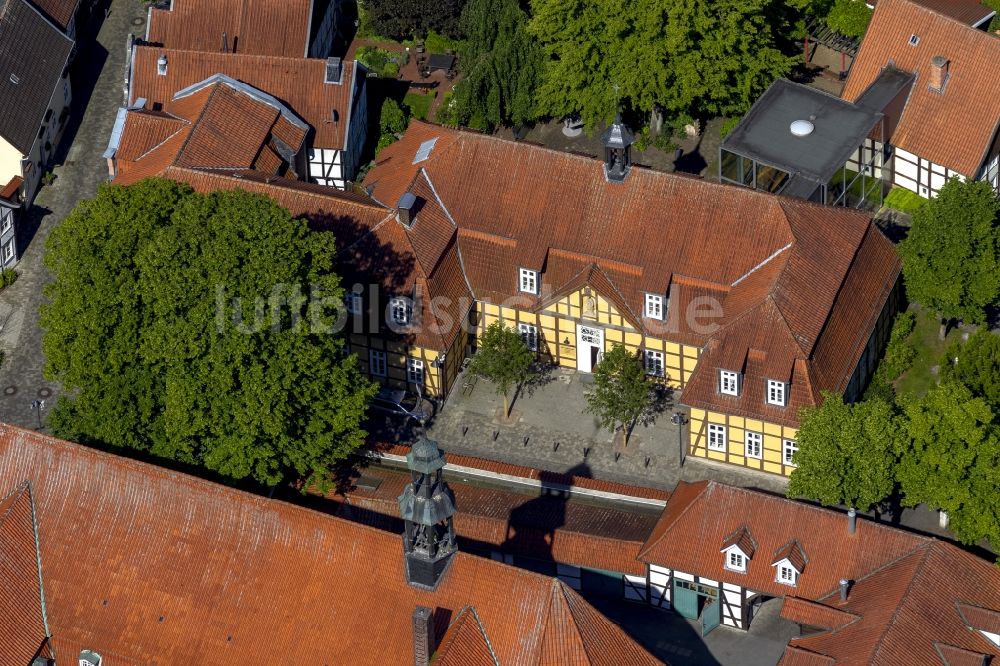 Rietberg aus der Vogelperspektive: Altes Progymnasium in Rietberg im Bundesland Nordrhein-Westfalen