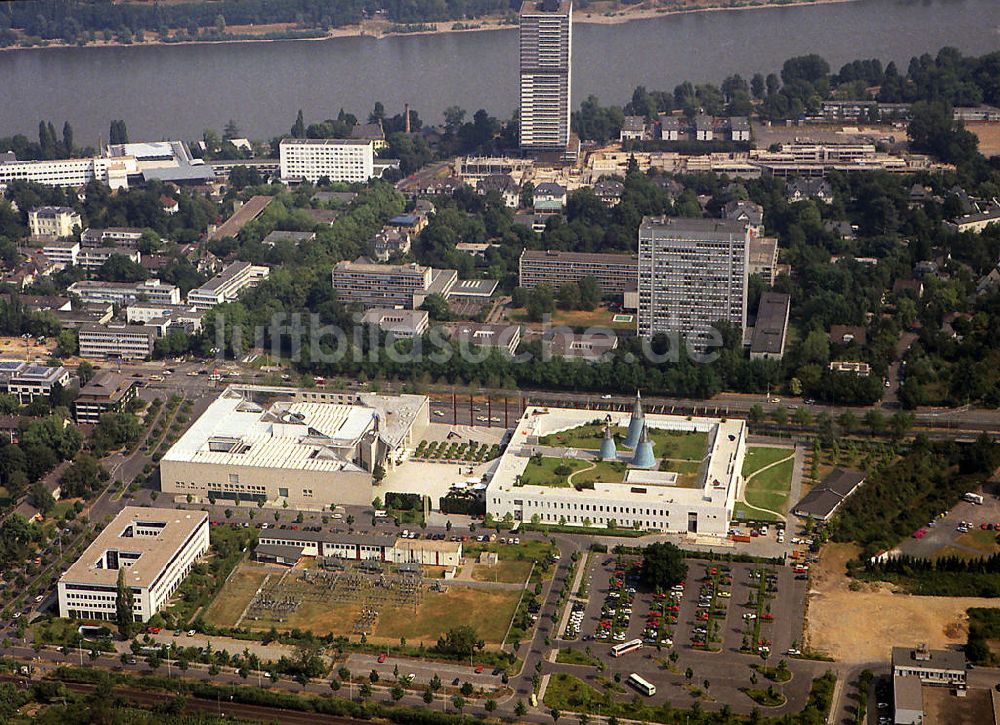 Bonn von oben - Altes Regierungsviertel in Bonn