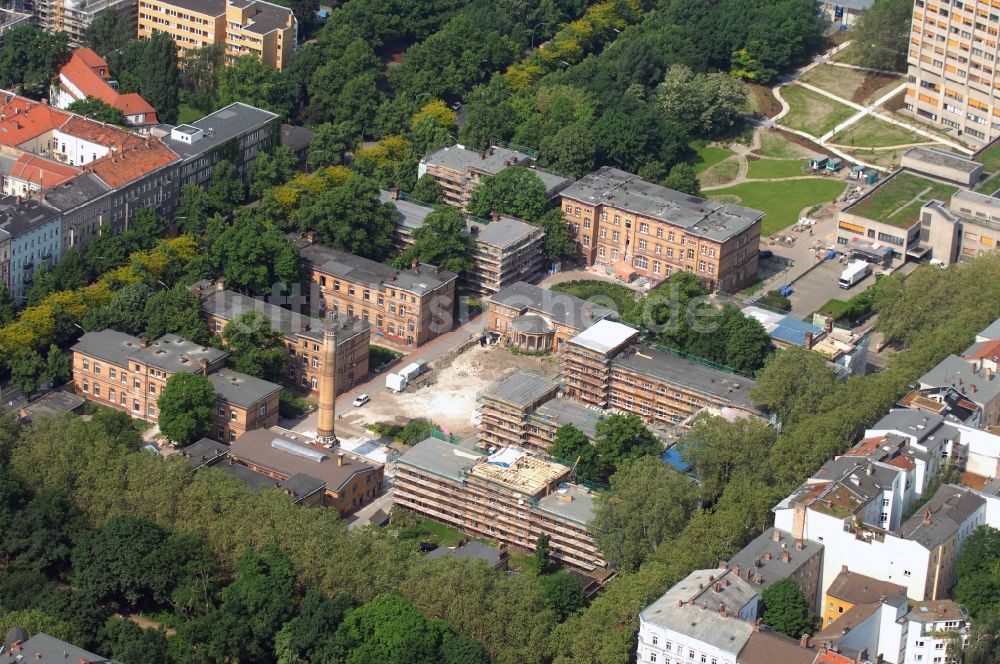 Berlin aus der Vogelperspektive: Altes Urban-Krankenhausgelände in Berlin-Kreuzberg