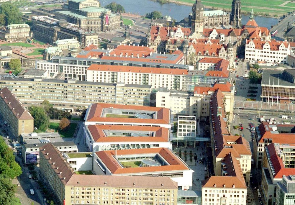 Dresden aus der Vogelperspektive: Altmarkt - Center in der Dresdner Innenstadt