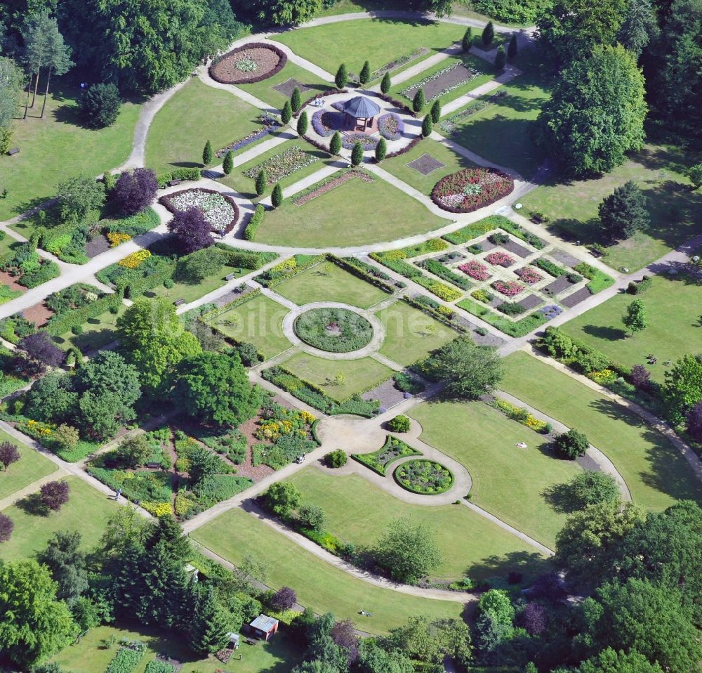 Luftbild Hamburg - Altonaer Volkspark in Hamburg - Bahrenfeld