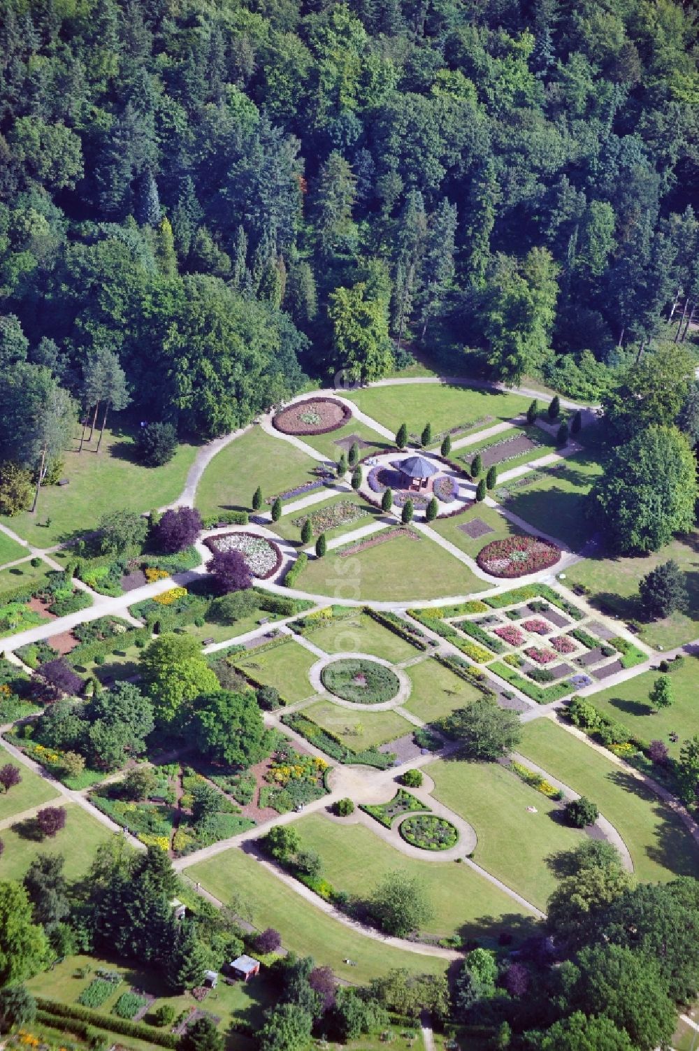 Luftaufnahme Hamburg - Altonaer Volkspark in Hamburg - Bahrenfeld