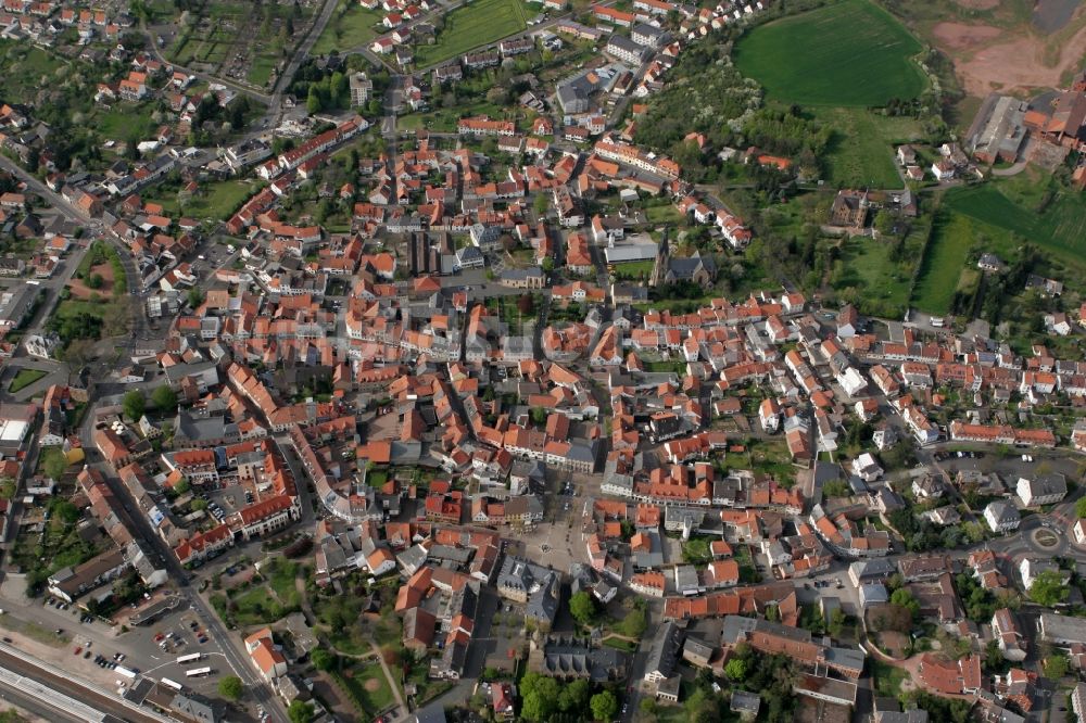 Luftaufnahme Bad Sobernheim - Altstadt Bad Sobernheim im Bundesland Rheinland-Pfalz