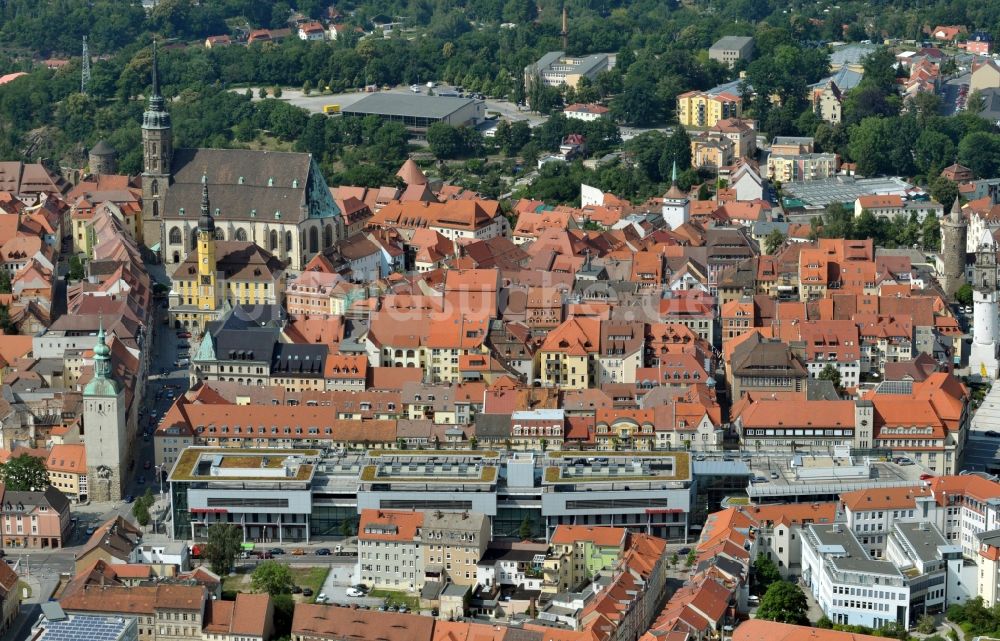 Luftaufnahme Bautzen - Altstadt von Bautzen im Bundesland Sachsen