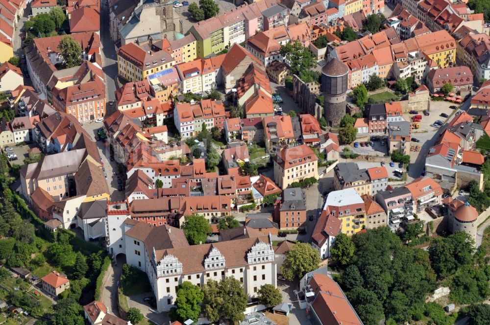 Bautzen aus der Vogelperspektive: Altstadt von Bautzen im Bundesland Sachsen