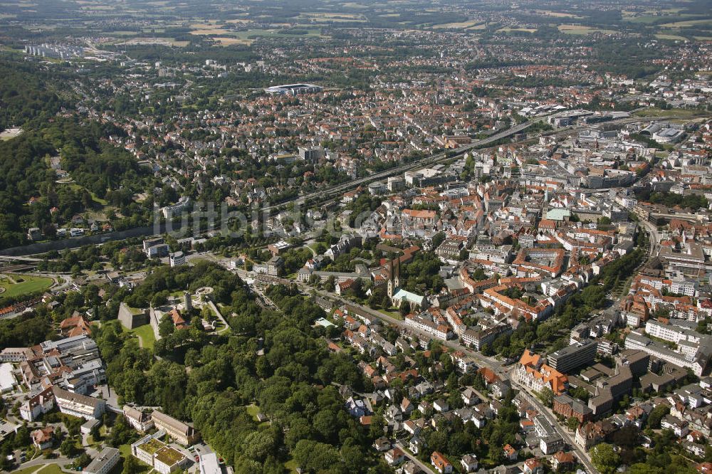 Bielefeld aus der Vogelperspektive: Altstadt Bielefeld