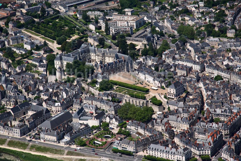 Blois von oben - Altstadt Blois