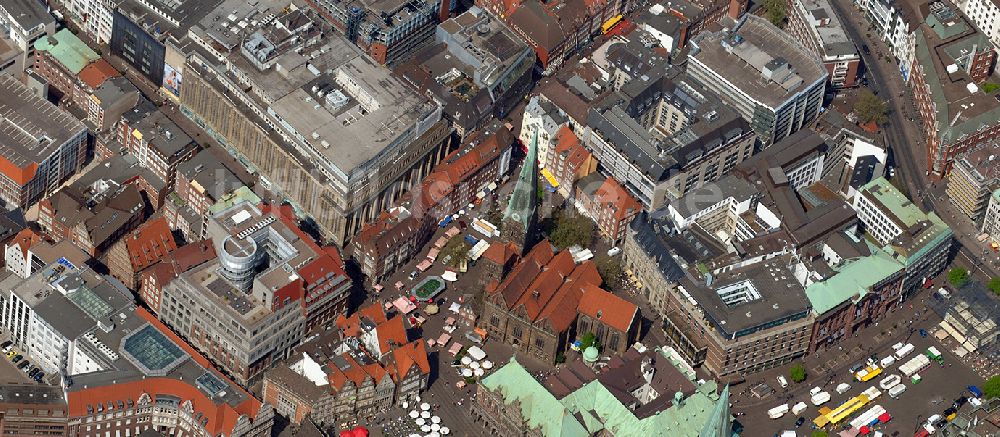 Bremen aus der Vogelperspektive: Altstadt in Bremen im gleiichnamigen Bundesland