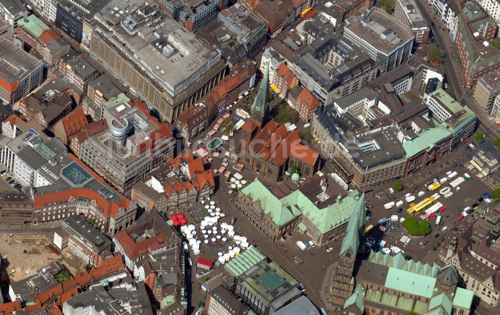 Luftbild Bremen - Altstadt in Bremen im gleiichnamigen Bundesland