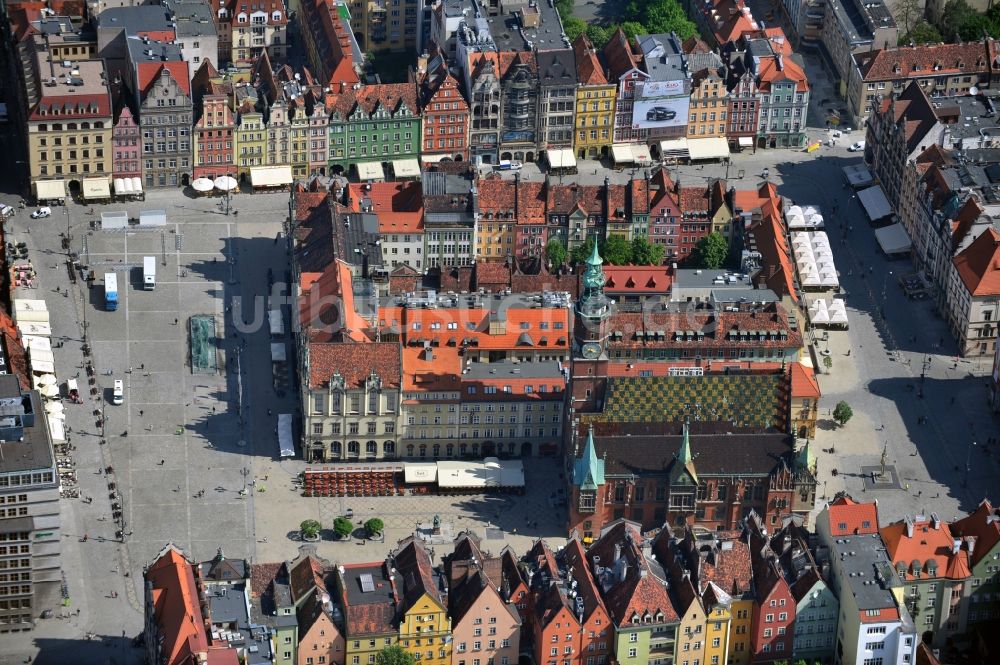 WROCLAW - BRESLAU von oben - Altstadt von Breslau / Wroclaw in Polen