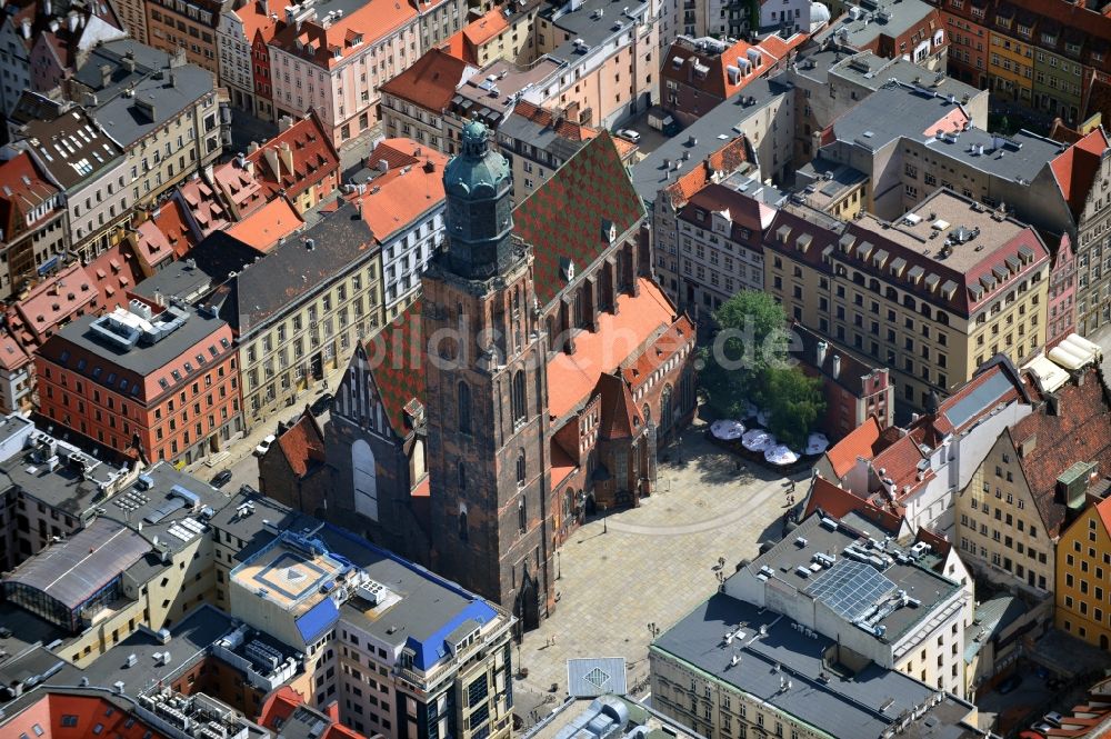 Luftaufnahme WROCLAW - BRESLAU - Altstadt von Breslau / Wroclaw in Polen