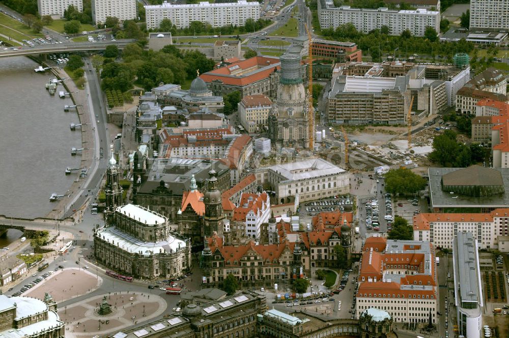 Dresden von oben - Altstadt Dresden