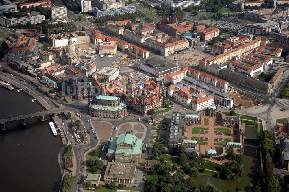 Luftaufnahme DRESDEN - Altstadt Dresden