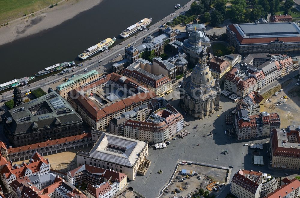 Luftaufnahme Dresden - Altstadt in Dresden im Bundesland Sachsen