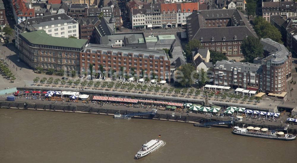 Düsseldorf von oben - Altstadt Düsseldorf