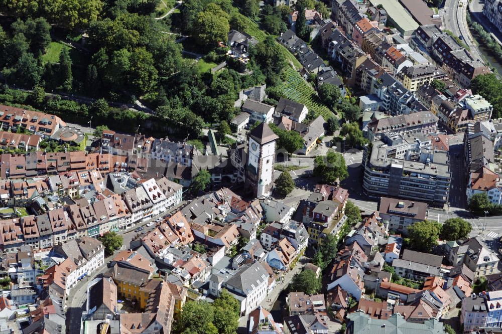 Luftbild Freiburg im Breisgau - Altstadt von Freiburg im Breisgau