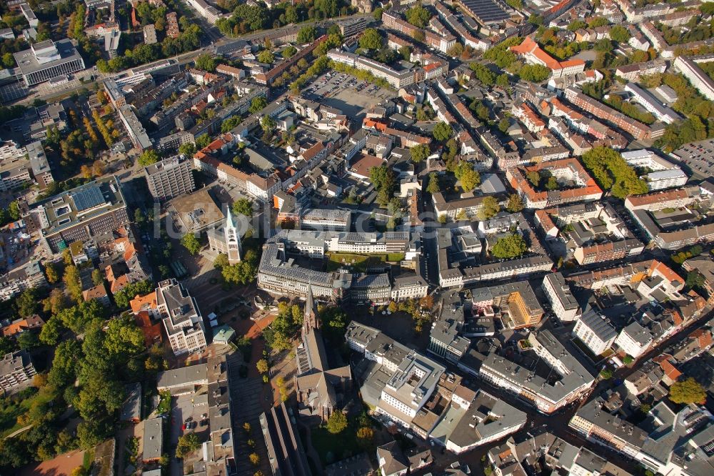 Luftaufnahme Gelsenkirchen - Altstadt von Gelsenkirchen im Bundesland Nordrhein-Westfalen