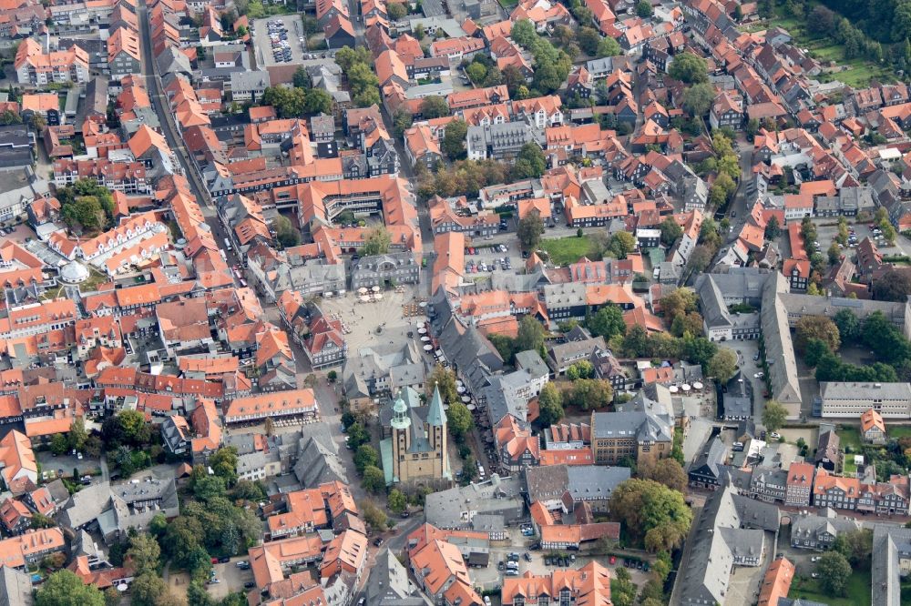 Luftbild Goslar - Altstadt von Goslar im Bundesland Niedersachsen