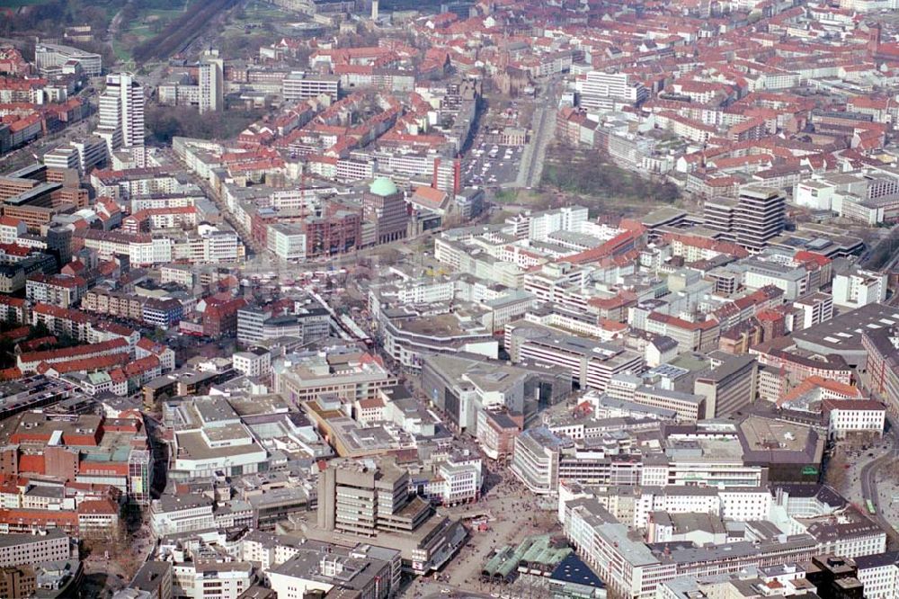 Hannover von oben - Altstadt von Hannover