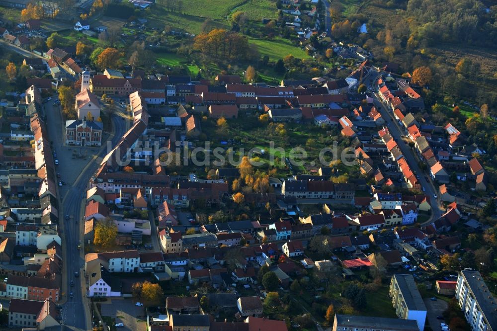 Luftaufnahme Liebenwalde - Altstadt und historischer Ortskern in Liebenwalde im Bundesland Brandenburg