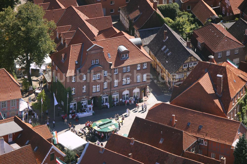 Hitzacker aus der Vogelperspektive: Altstadt Hitzacker