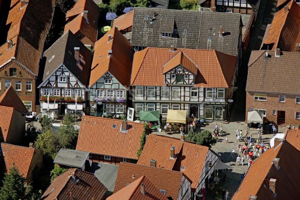 Hitzacker aus der Vogelperspektive: Altstadt Hitzacker