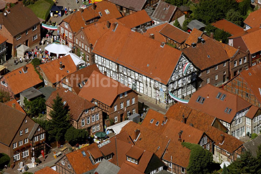 Hitzacker aus der Vogelperspektive: Altstadt Hitzacker