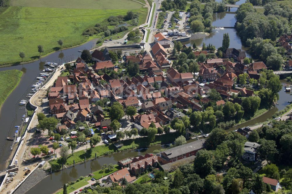 Hitzacker von oben - Altstadt Hitzacker