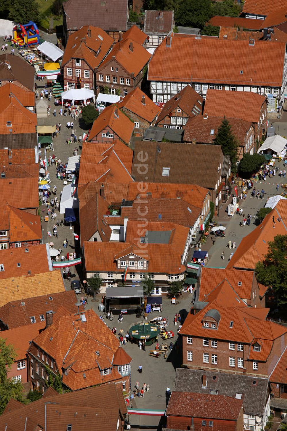 Hitzacker aus der Vogelperspektive: Altstadt Hitzacker