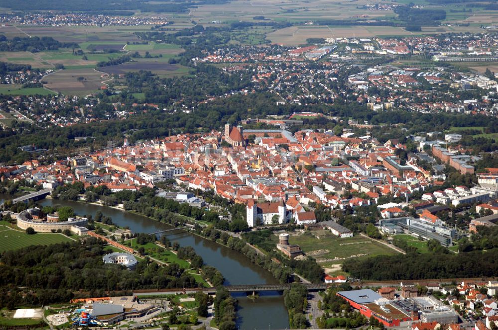 Luftbild Ingolstadt - Altstadt von Ingolstadt