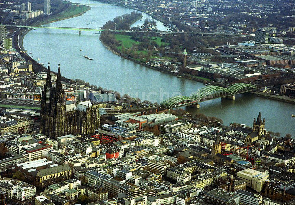 Köln von oben - Altstadt von Köln mit dem Kölner Dom