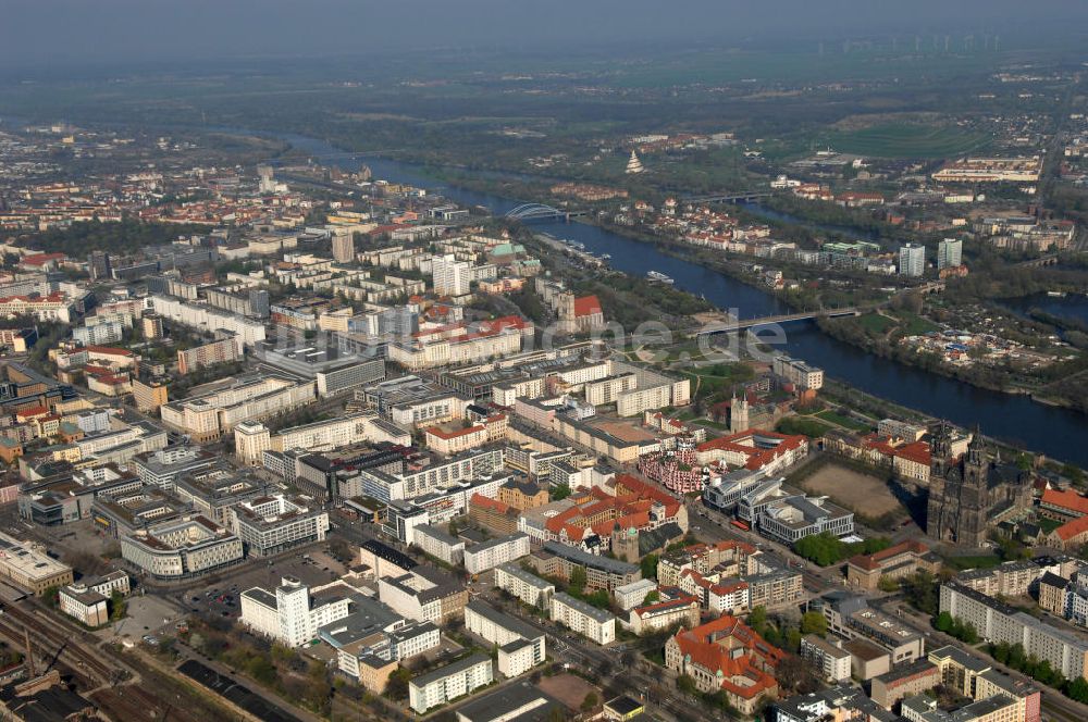 Magdeburg aus der Vogelperspektive: Altstadt Magdeburg