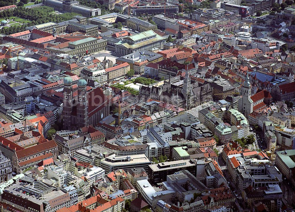 München von oben - Altstadt München