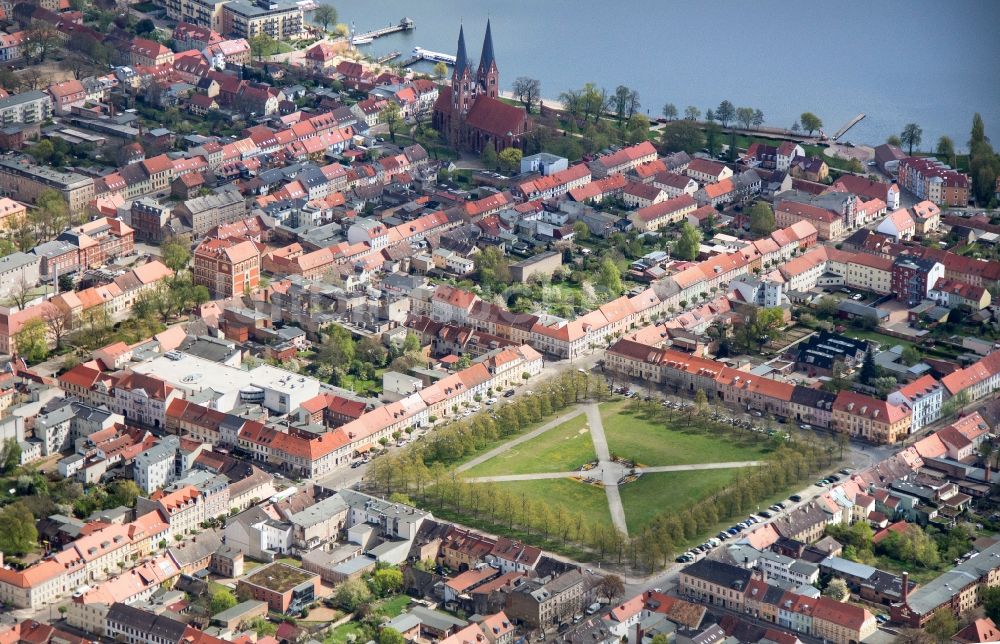 Luftbild Neuruppin - Altstadt von Neuruppin im Bundesland Brandenburg