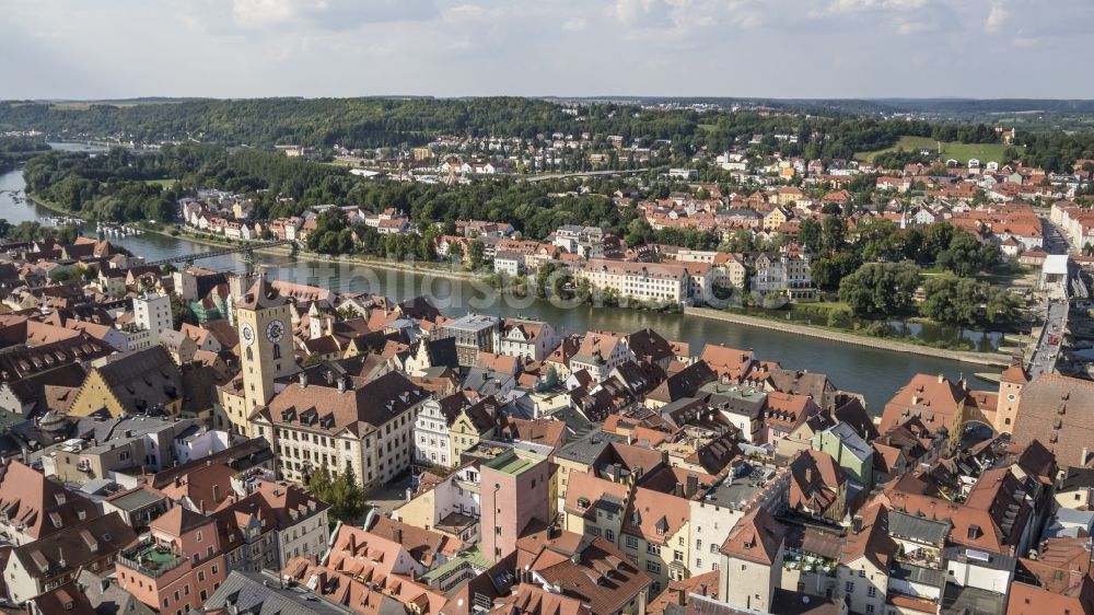 Luftbild Regensburg - Altstadt in Regensburg im Bundesland Bayern