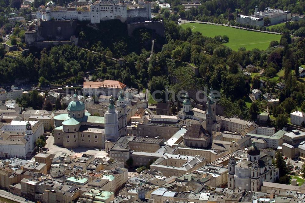 Salzburg aus der Vogelperspektive: Altstadt Salzburg