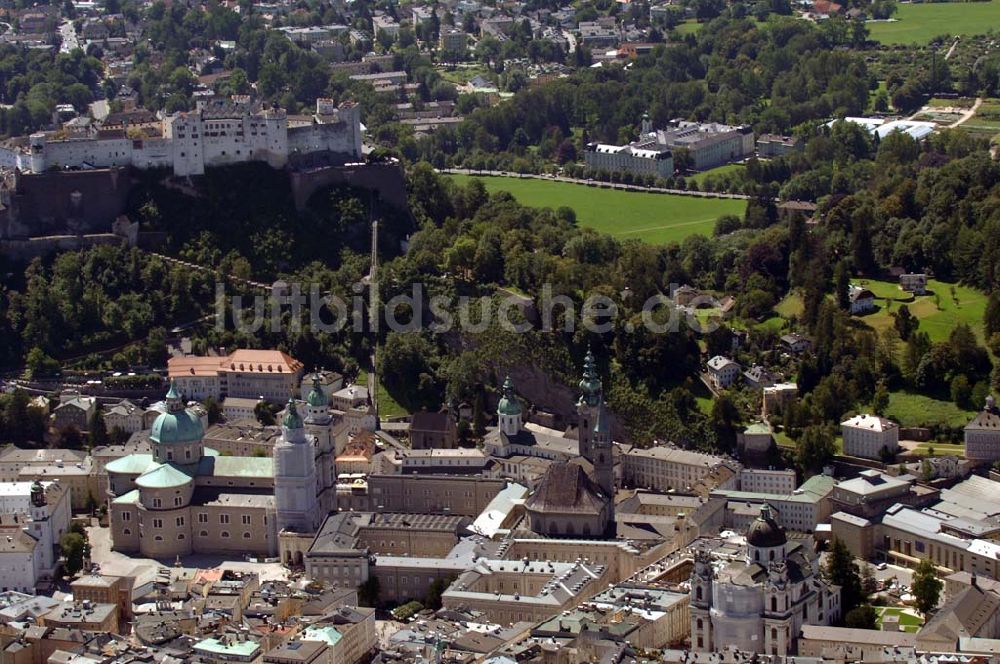 Luftbild Salzburg - Altstadt Salzburg